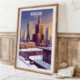 Poland/Warsaw, Art Deco Travel Poster