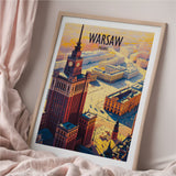 Poland/Warsaw, Vintage Travel Poster