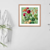 Albino and Ripe Cherries Framed Galant Art