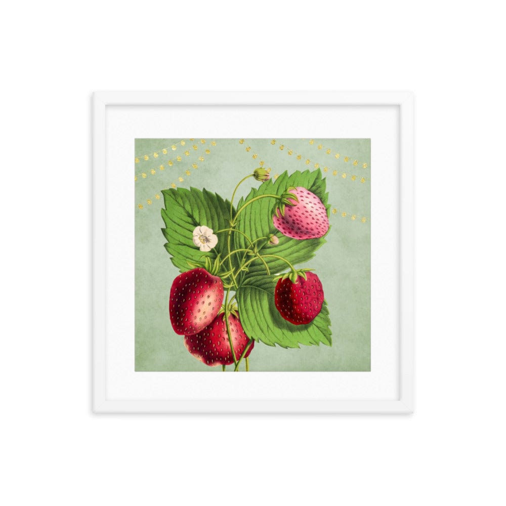 Albino Berries Framed Galant Art