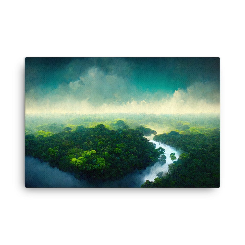 Amazon Tropical Blue Sky - Canvas Galant Art