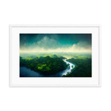 Amazon Tropical Blue Sky - Framed Galant Art