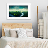 Amazon Tropical Blue Sky - Framed Galant Art