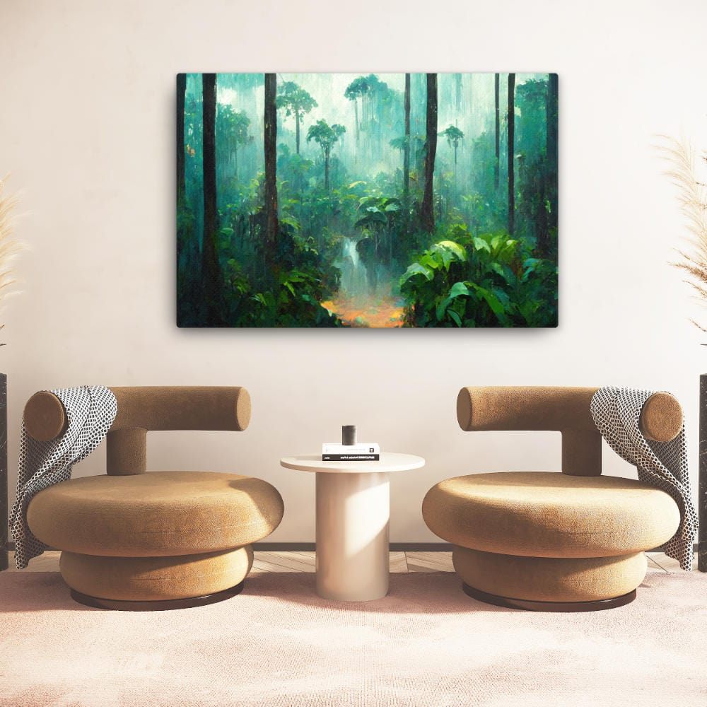 Amazon Tropical Rain - Canvas Galant Art