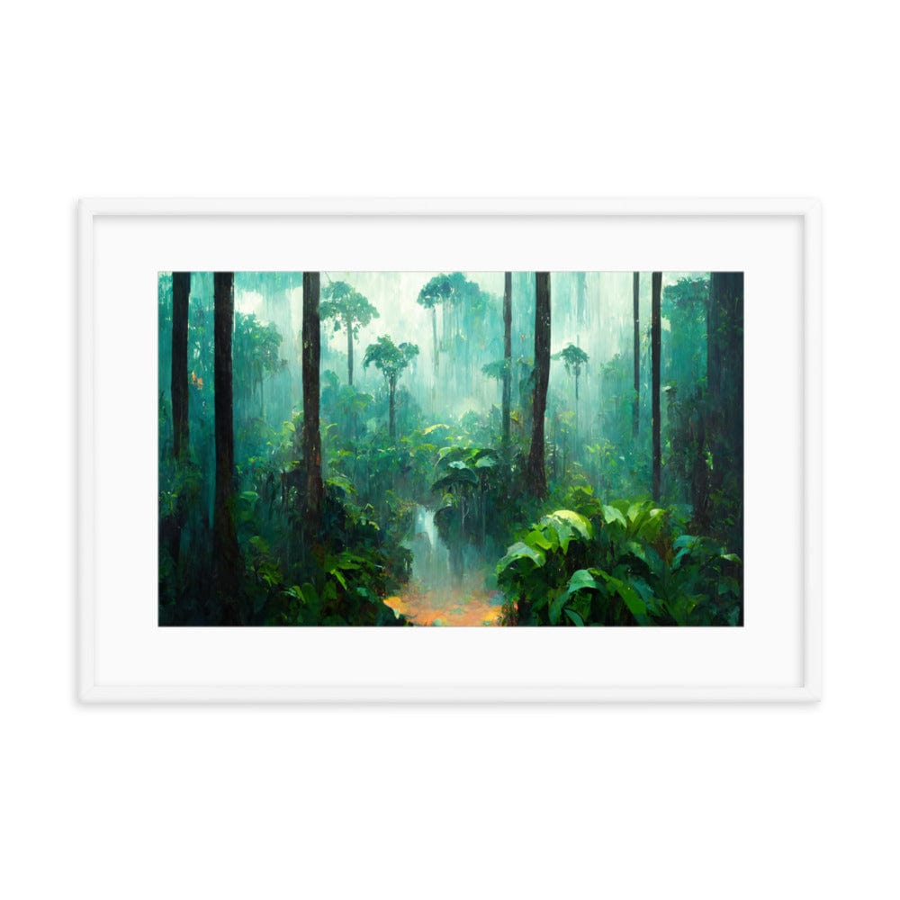 Amazon Tropical Rain - Framed Galant Art