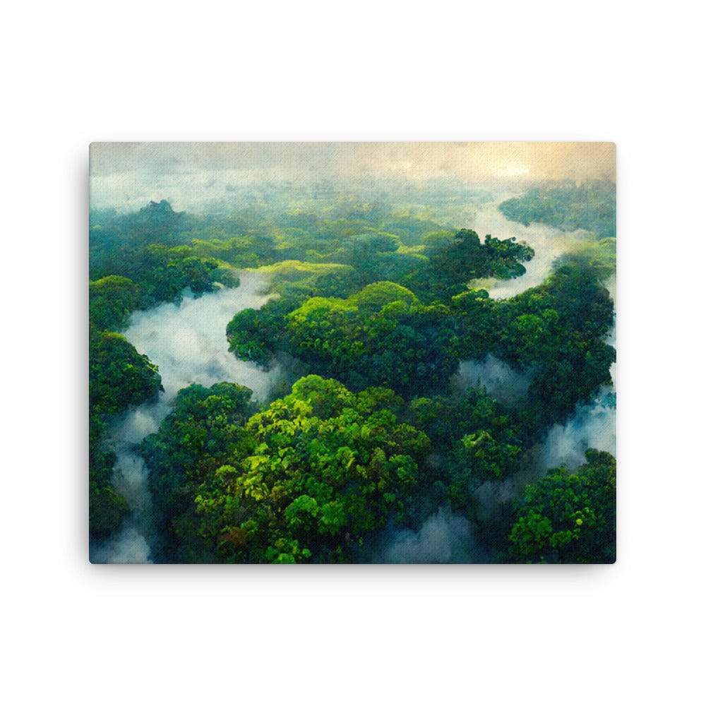 Amazon Tropical River - Canvas Prints Galant Art