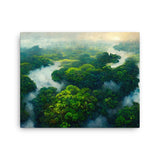 Amazon Tropical River - Canvas Prints Galant Art