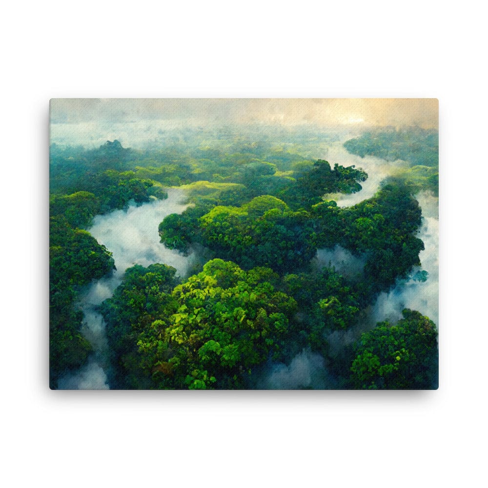 Amazon Tropical River - Canvas Prints Galant Art