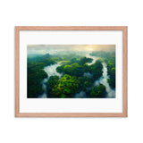 Amazon Tropical River - Framed Galant Art