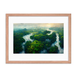 Amazon Tropical River - Framed Galant Art