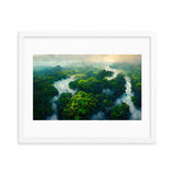 Amazon Tropical River - Framed Galant Art