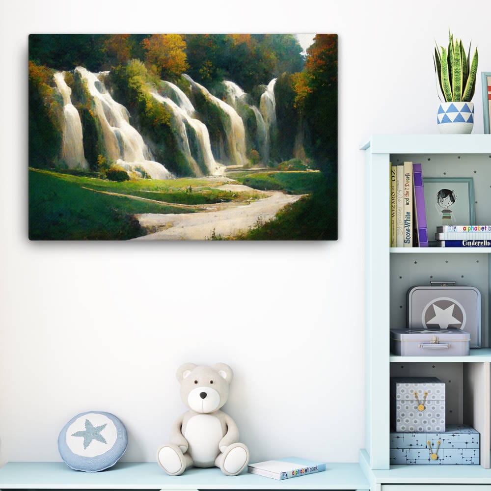 Beautiful Waterfalls  France Galant Art