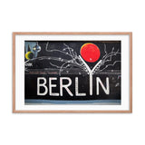 Berlin Wall Barbed Wire Framed Galant Art