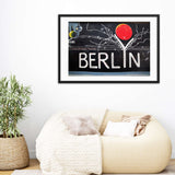 Berlin Wall Barbed Wire Framed Galant Art