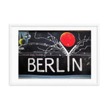 Berlin Wall Barbed Wire Framed Galant Art