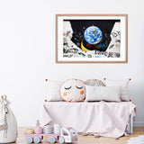 Berlin Wall Space Gate Framed Galant Art