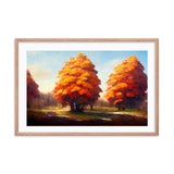 Big Foliage Maple Trees framed Galant Art