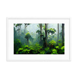 Borneo Rain Forest Trees Framed Galant Art
