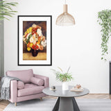 Bouquet Of Chrysanthemums Framed Galant Art