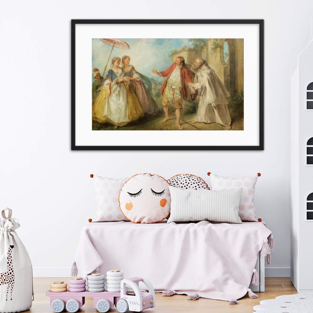 Brother Philippe's Geese Framed Galant Art