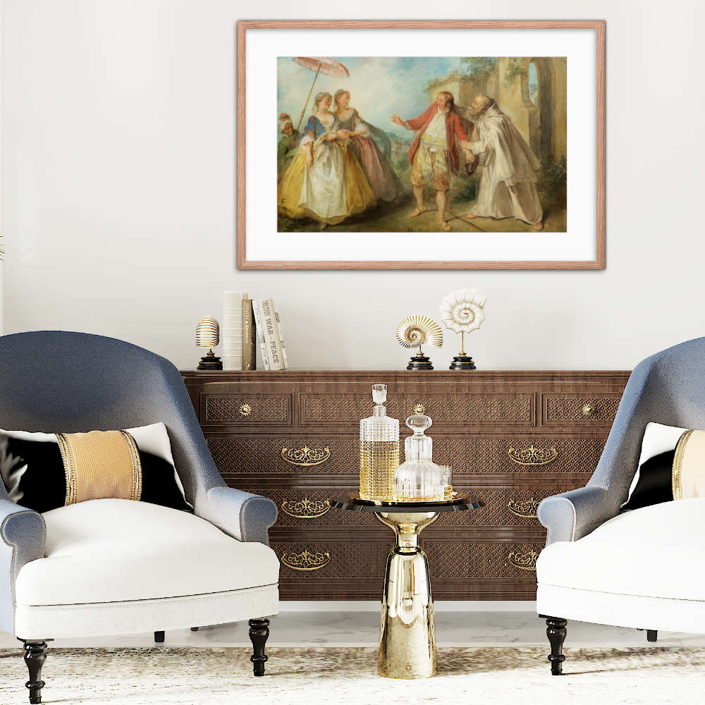 Brother Philippe's Geese Framed Galant Art