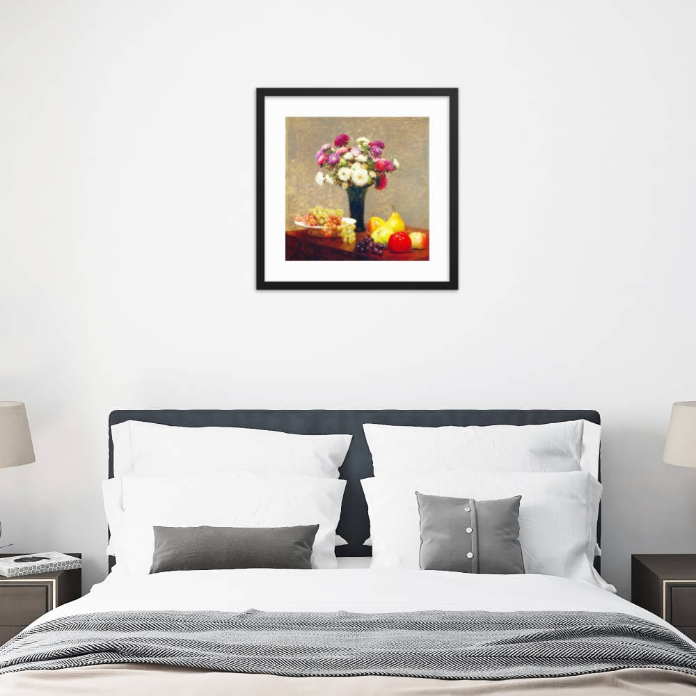 Bunch Of Fruits And Flower Framed Galant Art