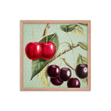 Cherries With Leaves Poster Galant Art