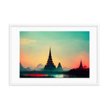 Dreamy Thailand Sky Framed Galant Art