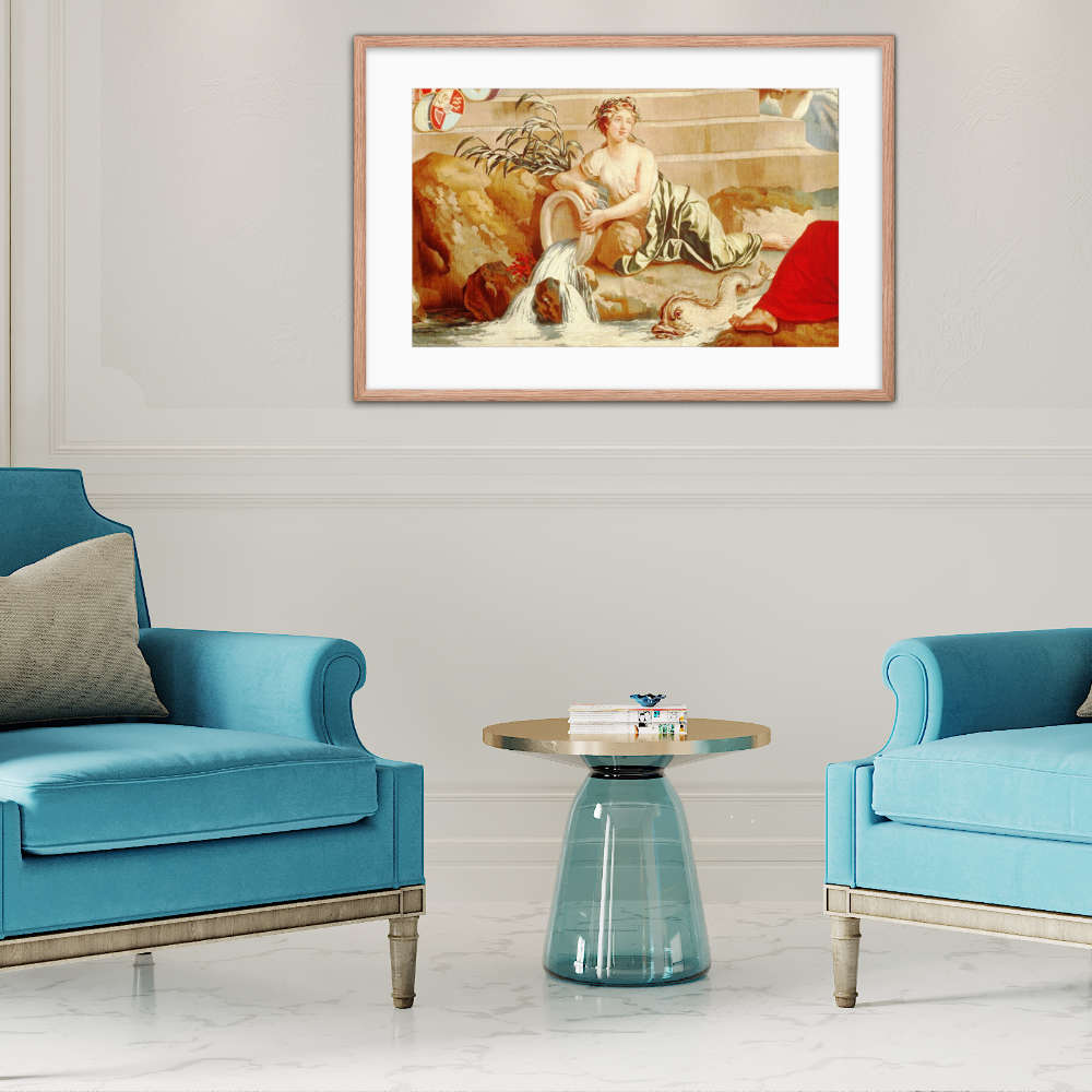 Europe From A Set Of The Four Continents Framed Galant Art