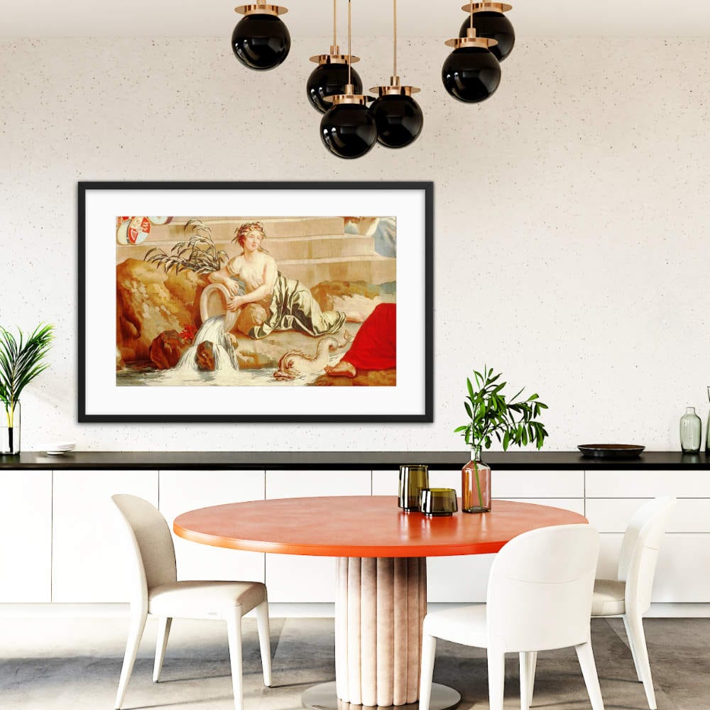 Europe From A Set Of The Four Continents Framed Galant Art