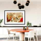 Europe From A Set Of The Four Continents Framed Galant Art