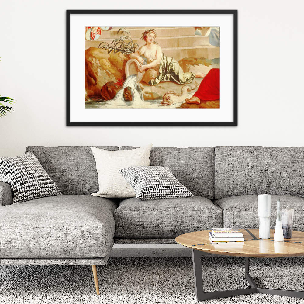 Europe From A Set Of The Four Continents Framed Galant Art