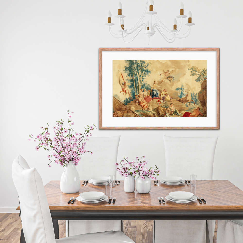 Europe From A Set Of The Four Continents Framed Galant Art