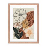 Flowers Hand Drawn Framed Galant Art
