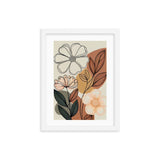 Flowers Hand Drawn Framed Galant Art