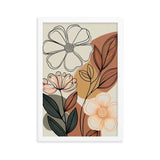 Flowers Hand Drawn Poster Galant Art