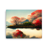 Flowery Trees On The Lake Galant Art