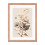 Minimalistic Neutral Tones Framed Galant Art