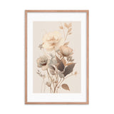 Minimalistic Neutral Tones Framed Galant Art