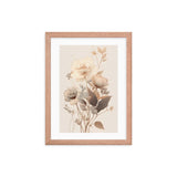 Minimalistic Neutral Tones Framed Galant Art