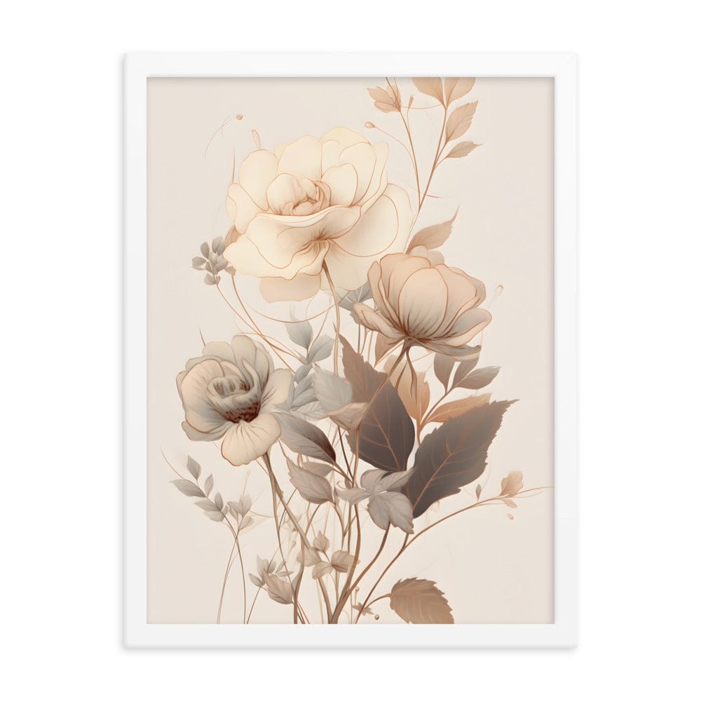 Minimalistic Neutral Tones Poster Galant Art