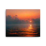 Misty Sunrise At Sea Canvas Galant Art