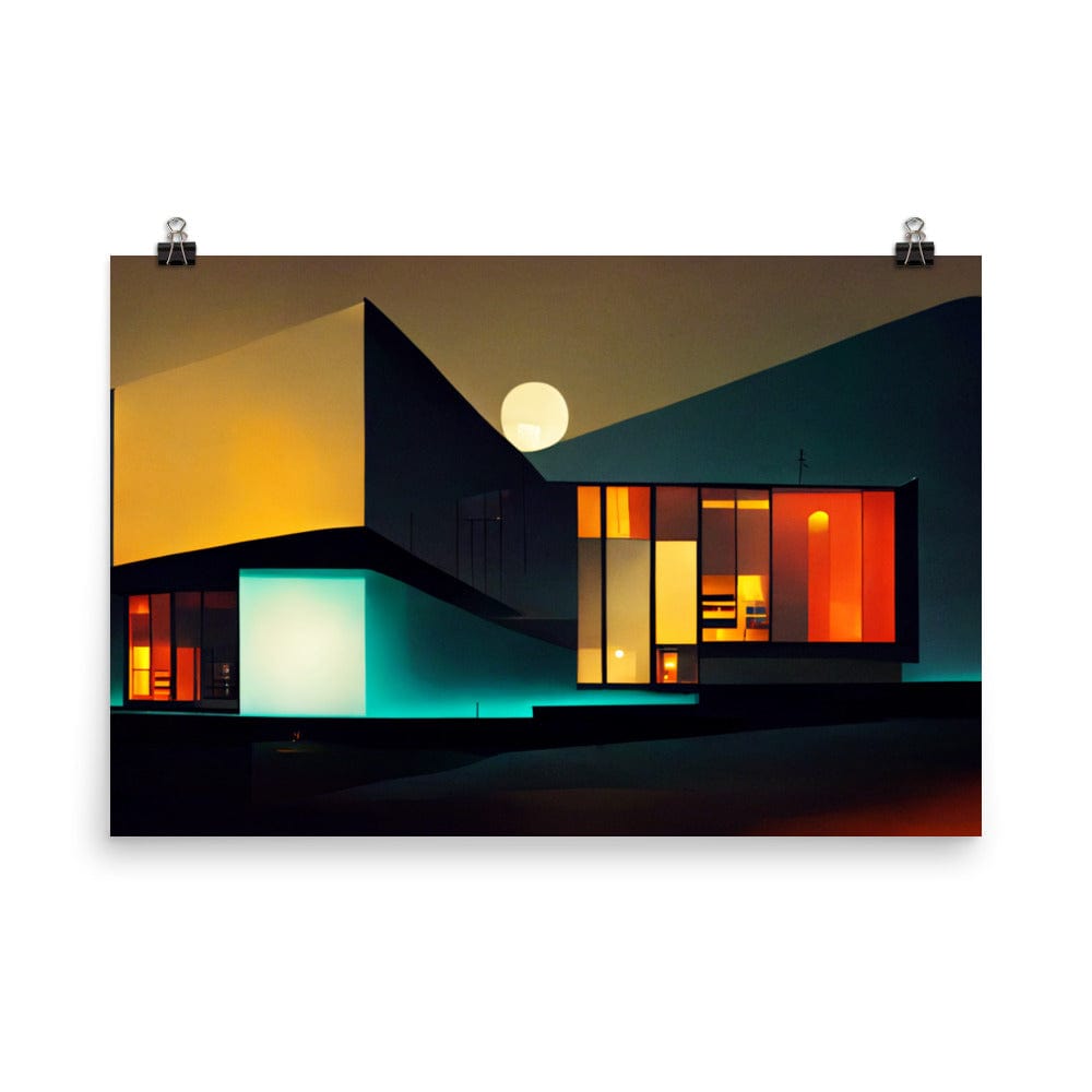 Modern House In Spain Print Galant Art