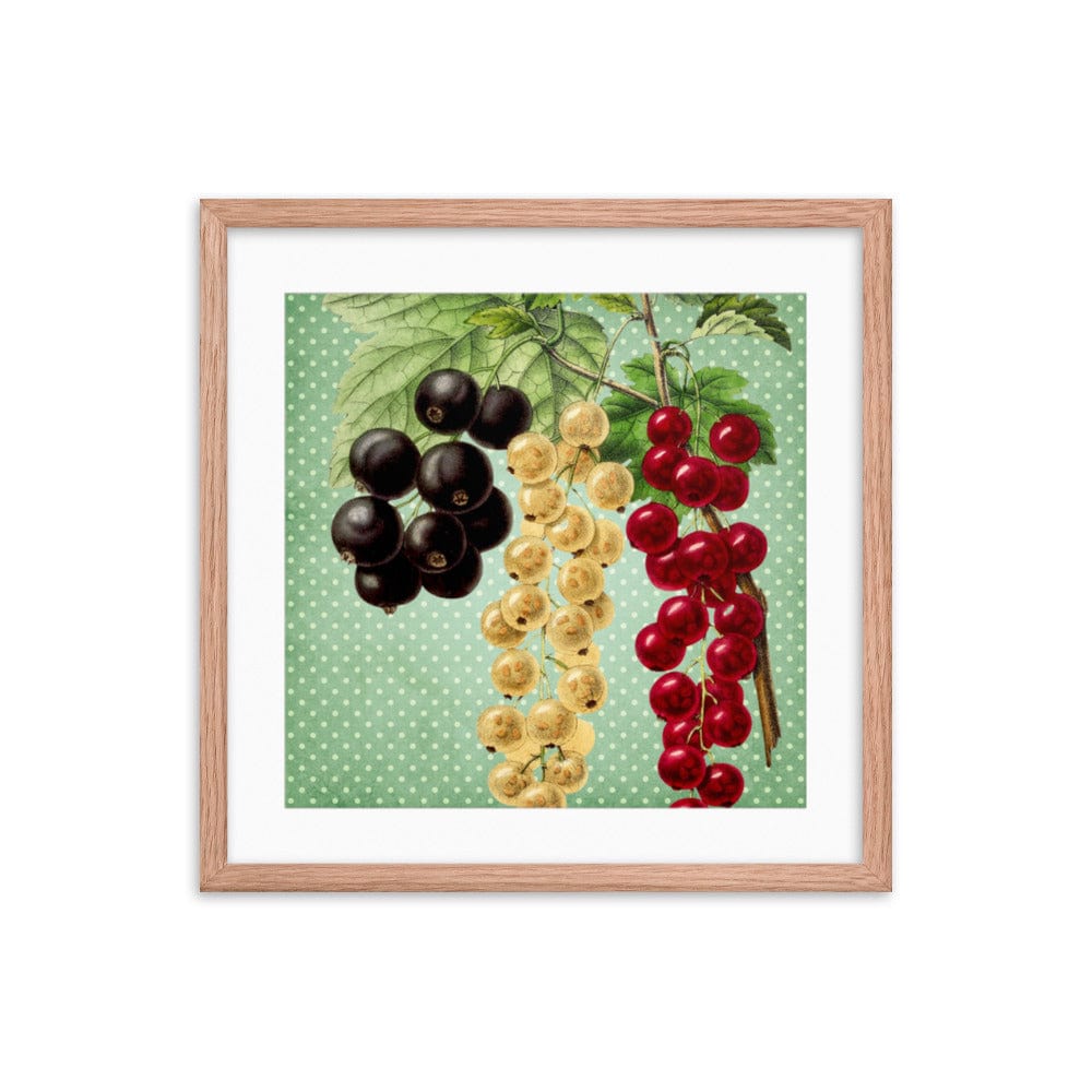 Multi Colored Cherries Framed Galant Art