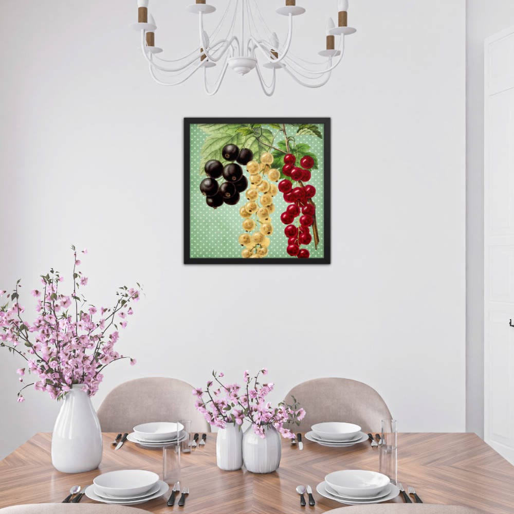 Multi Colored Cherries Poster Galant Art