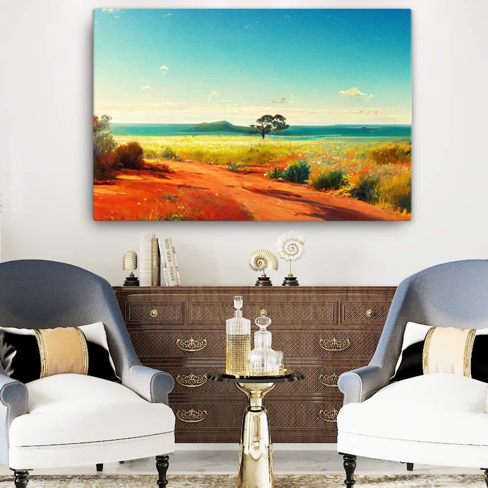 Path In The Savanna Canvas Galant Art
