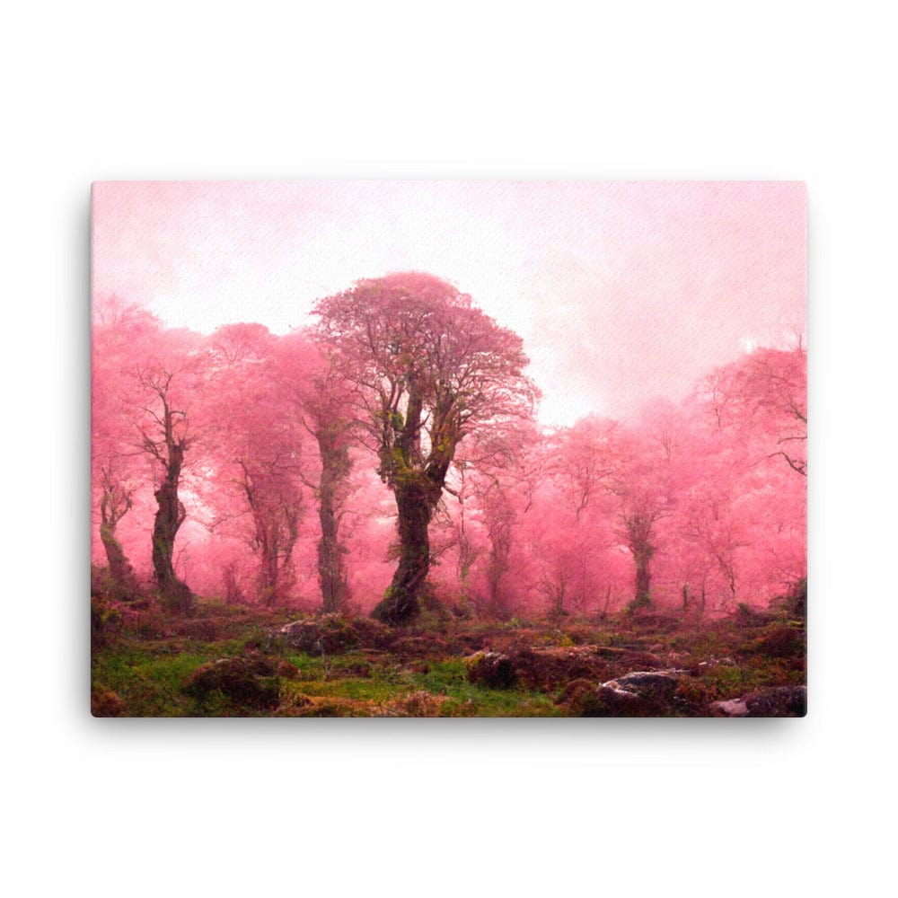 Pink Forest Vegetation Canvas Galant Art