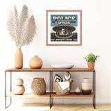 Police Officer Vintage Helmet Galant Art