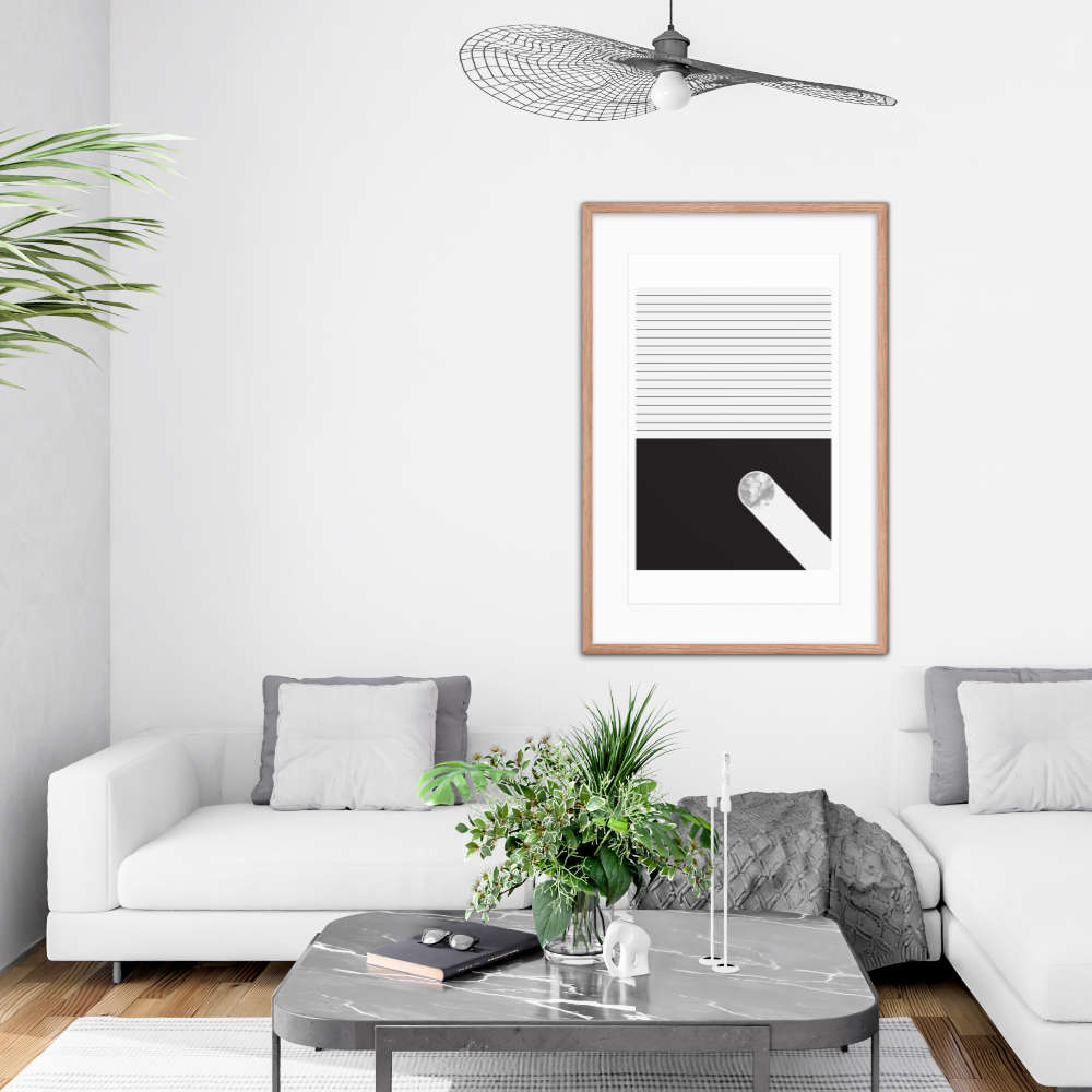 Racing star Poster Framed Galant Art