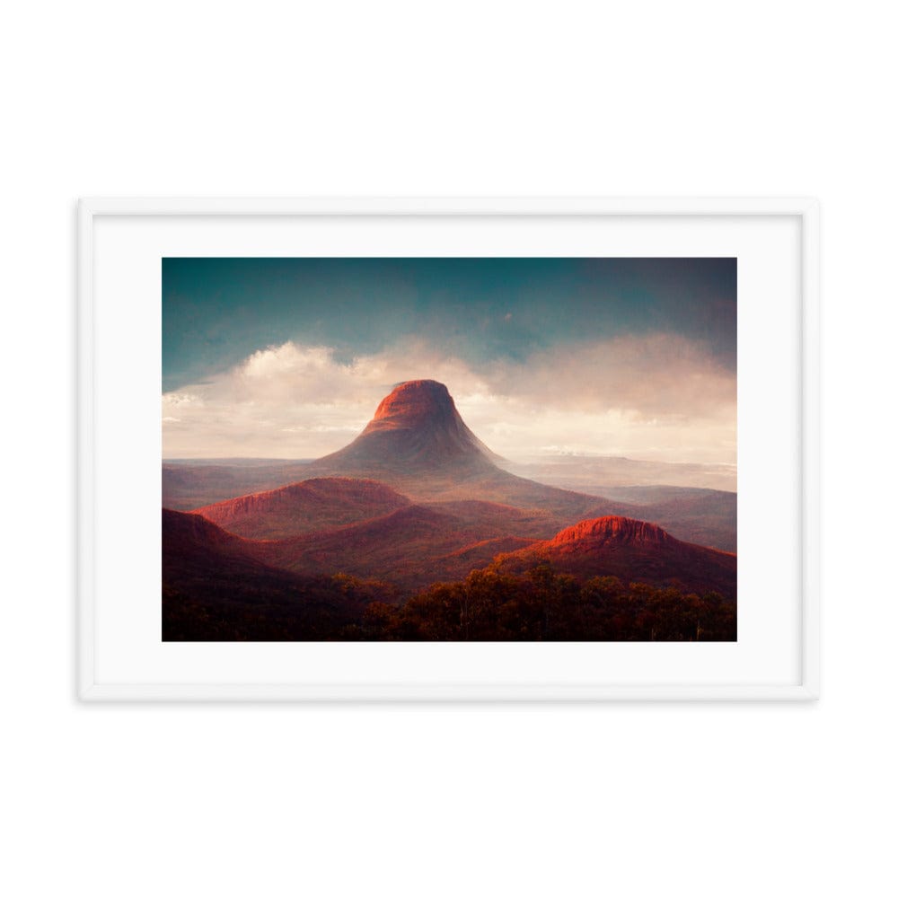 Red Mountain Australia Framed Galant Art